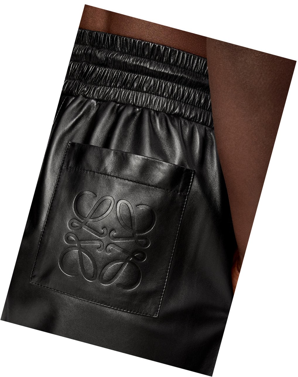 Loewe Shorts in nappa Negros | NKFDV-1905