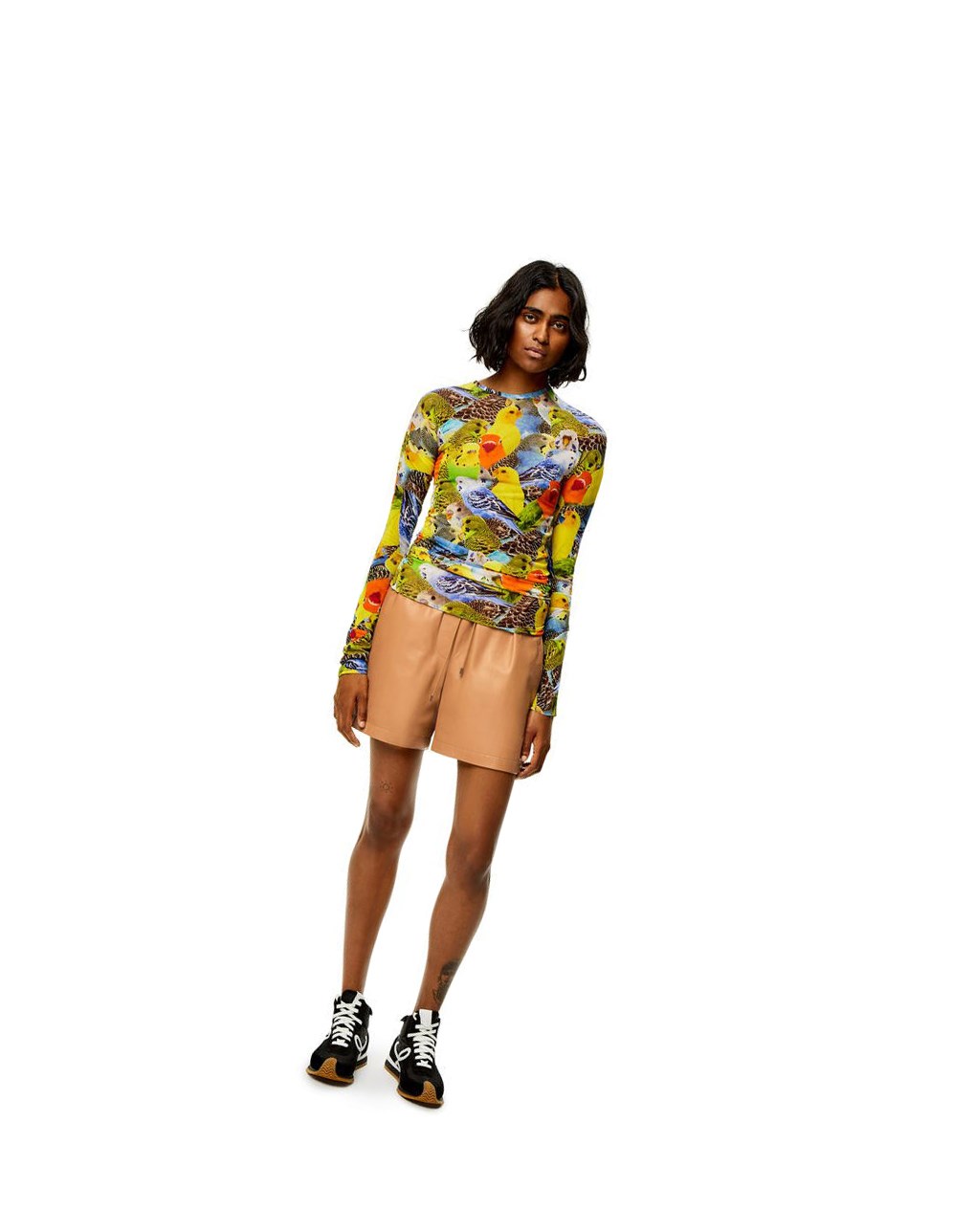 Loewe Shorts in nappa Toffee | UVCGB-3028