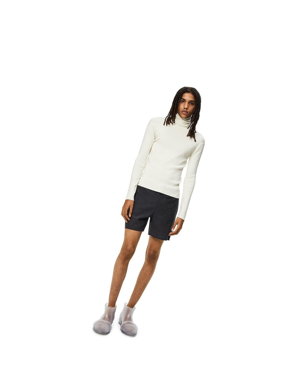 Loewe Shorts in wool Anthracite | NQZUT-4639