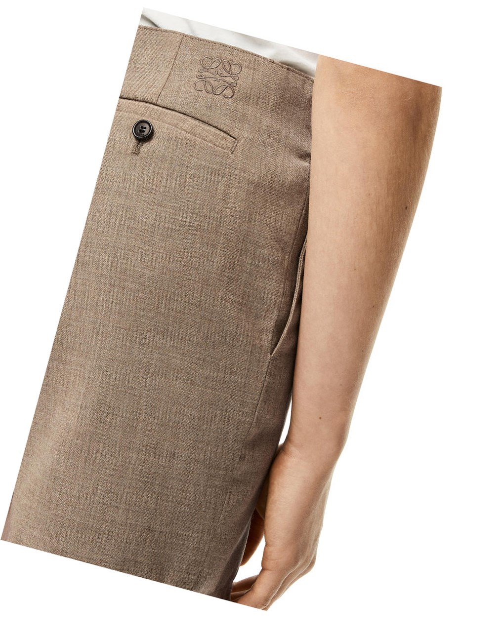 Loewe Shorts in wool Beige | RTXSH-9613