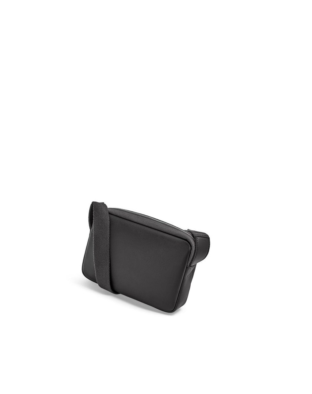 Loewe Signature XS Military messenger bag in canvas and classic calfskin Negros | GKTYX-7180
