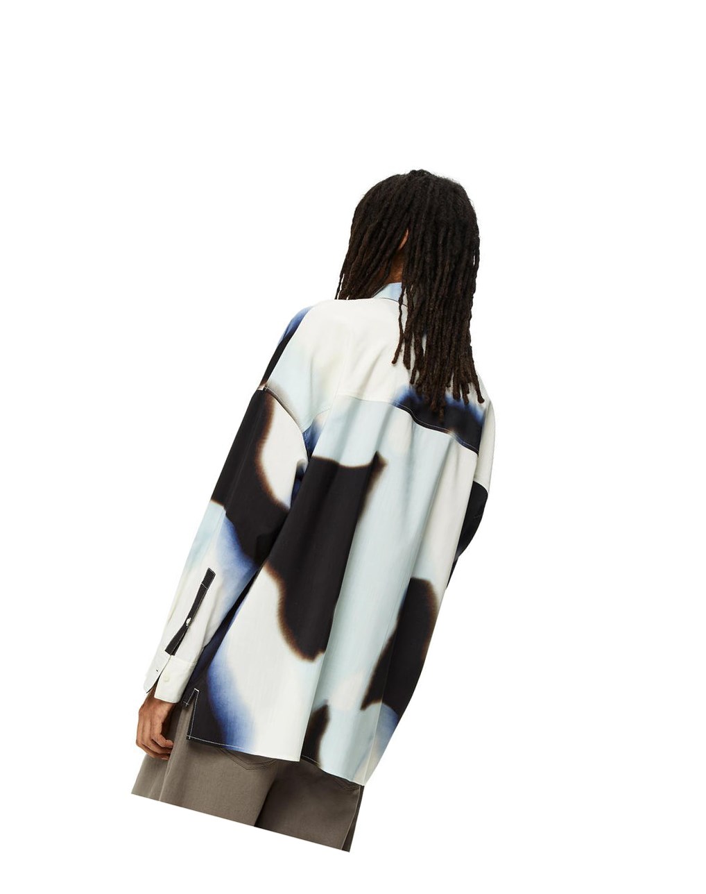 Loewe Silicona melange shirt in wool Negros Blancos | NYAOC-2170