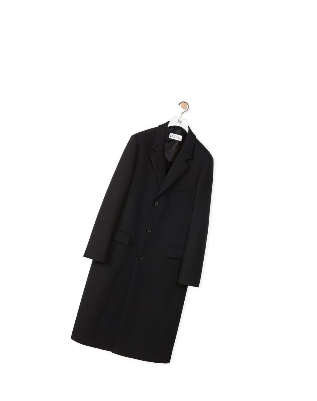 Loewe Single breasted coat in wool Negros | UFHRN-3175