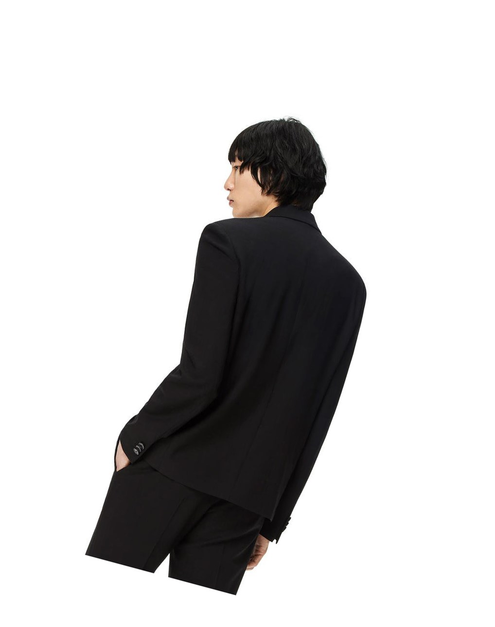 Loewe Single breasted jacket in wool Negros | QRMNH-7629