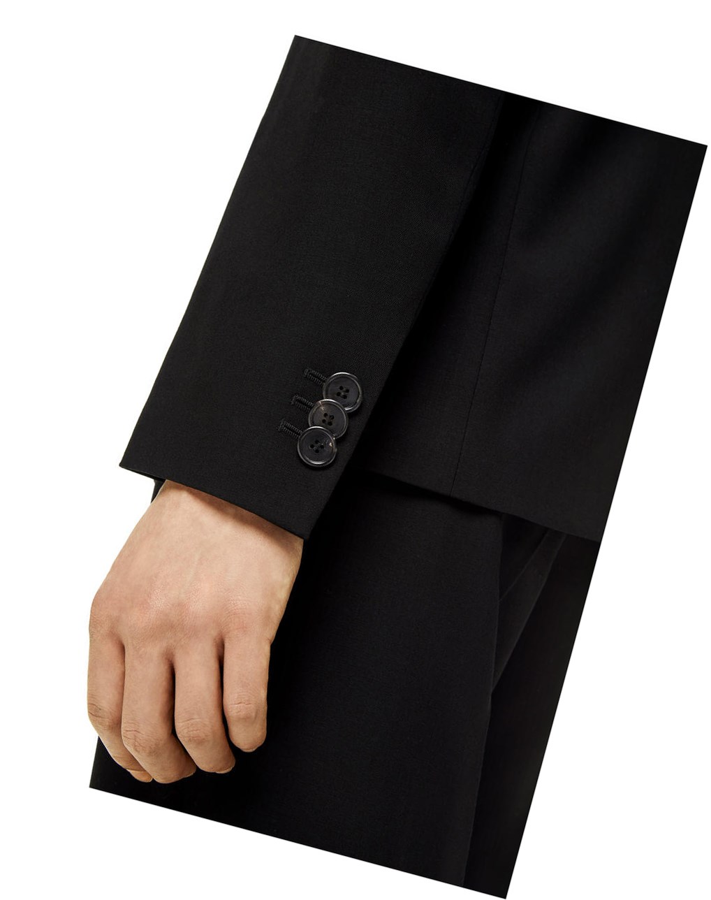 Loewe Single breasted jacket in wool Negros | QRMNH-7629