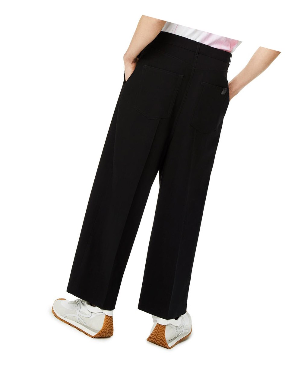 Loewe Single pleat trousers in wool Negros | TGFXC-3205