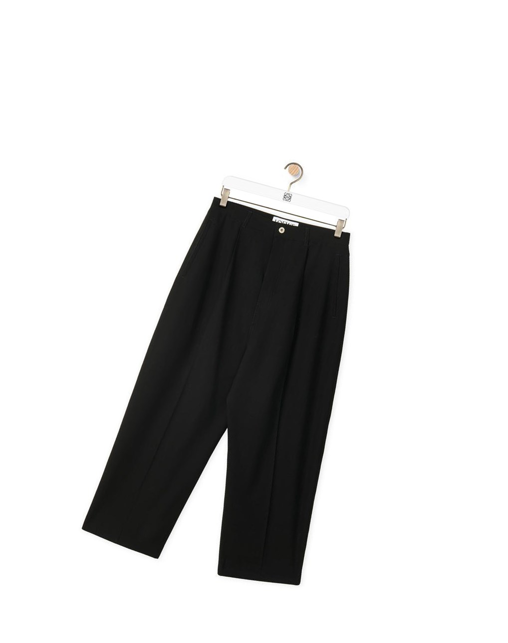 Loewe Single pleat trousers in wool Negros | TGFXC-3205