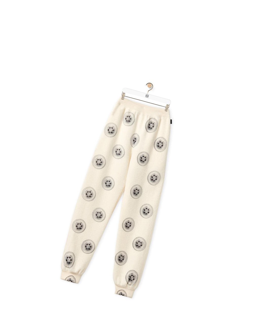 Loewe Sinkhole printed joggers in wool Blancos | LANJH-9512