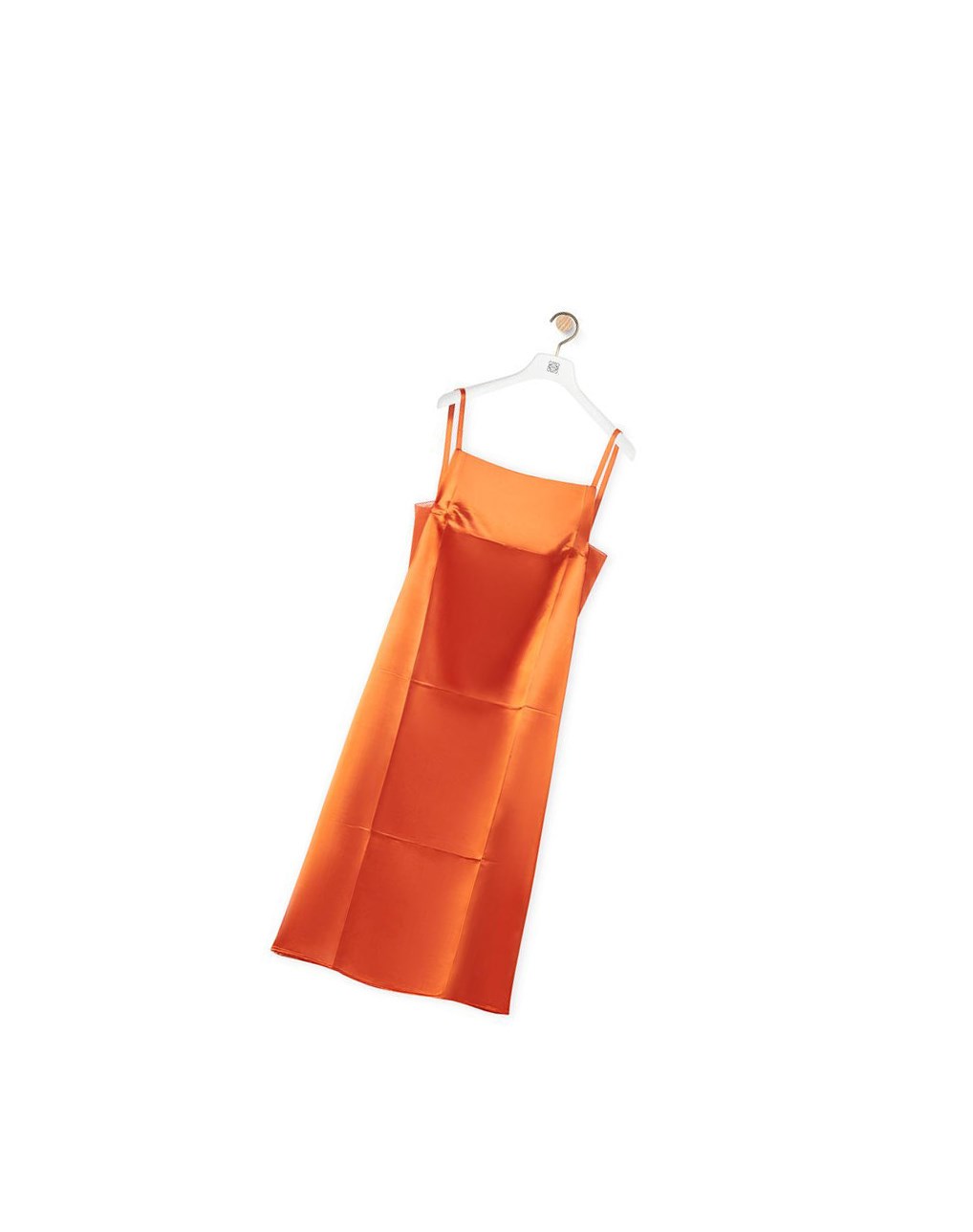 Loewe Slip dress in satin Naranjas | IEYNT-9071