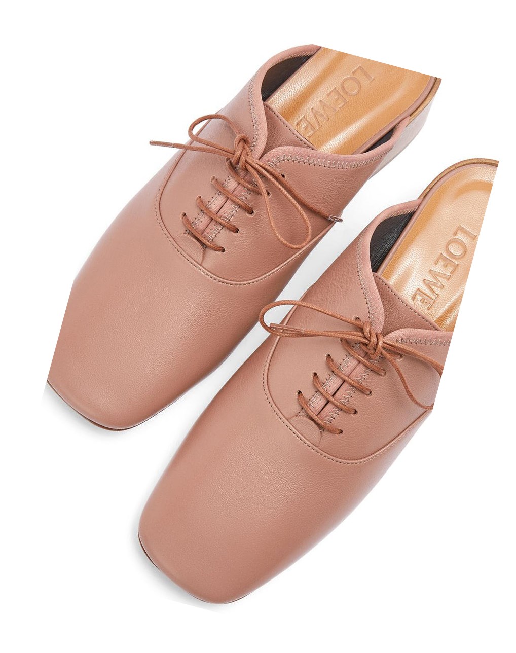 Loewe Slip on soft derby in lambskin Azules | EVMNS-3687
