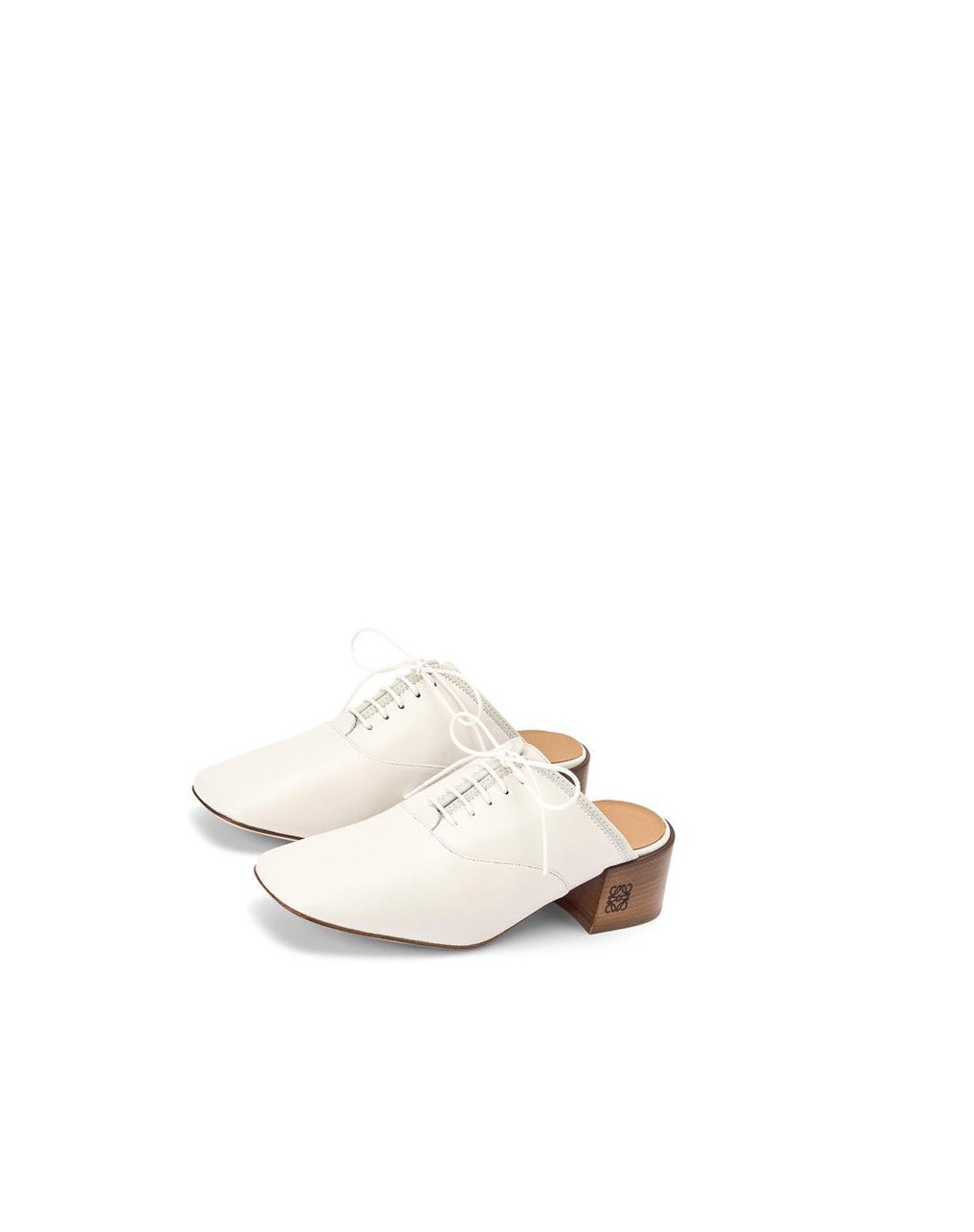 Loewe Slip on soft derby in lambskin Blancos | RWLKM-1748