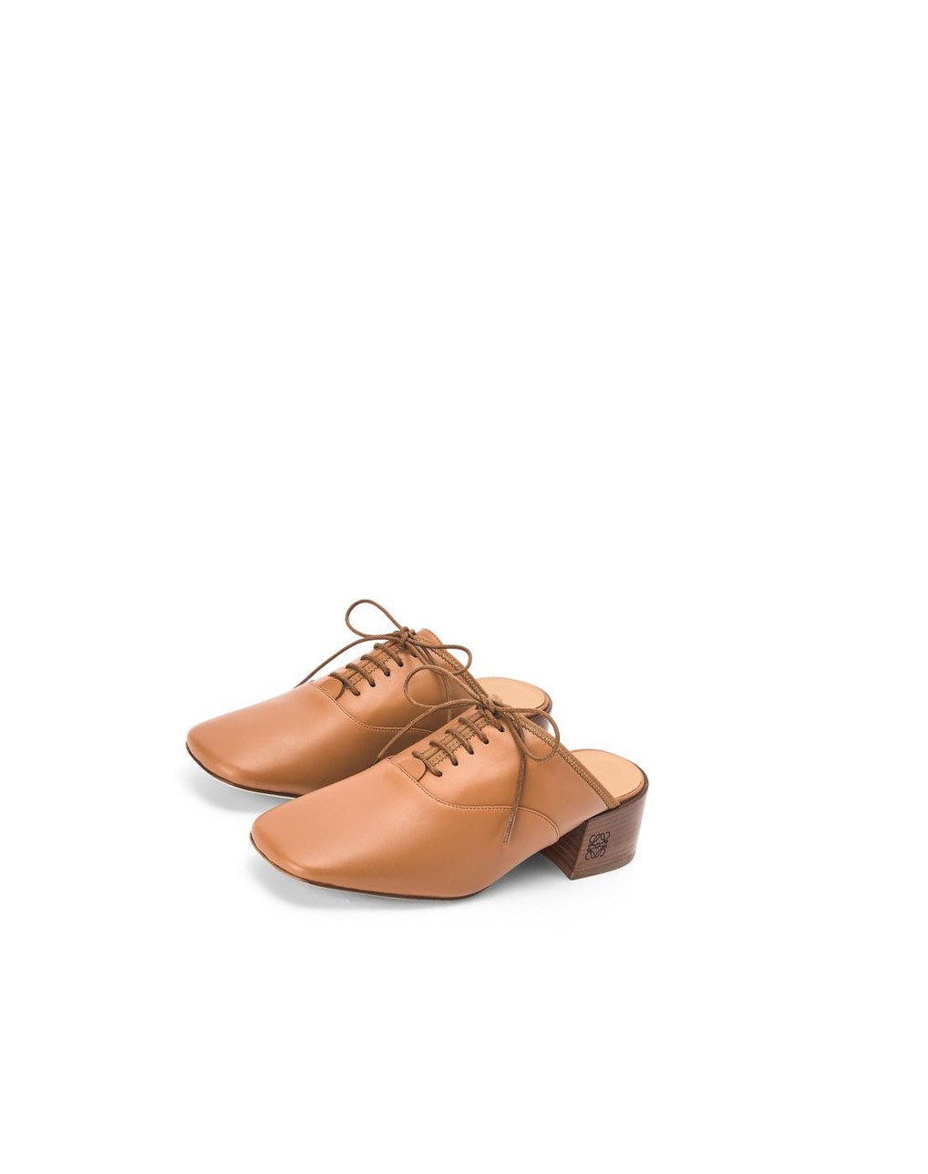 Loewe Slip on soft derby in lambskin Camel | EPXAL-0284