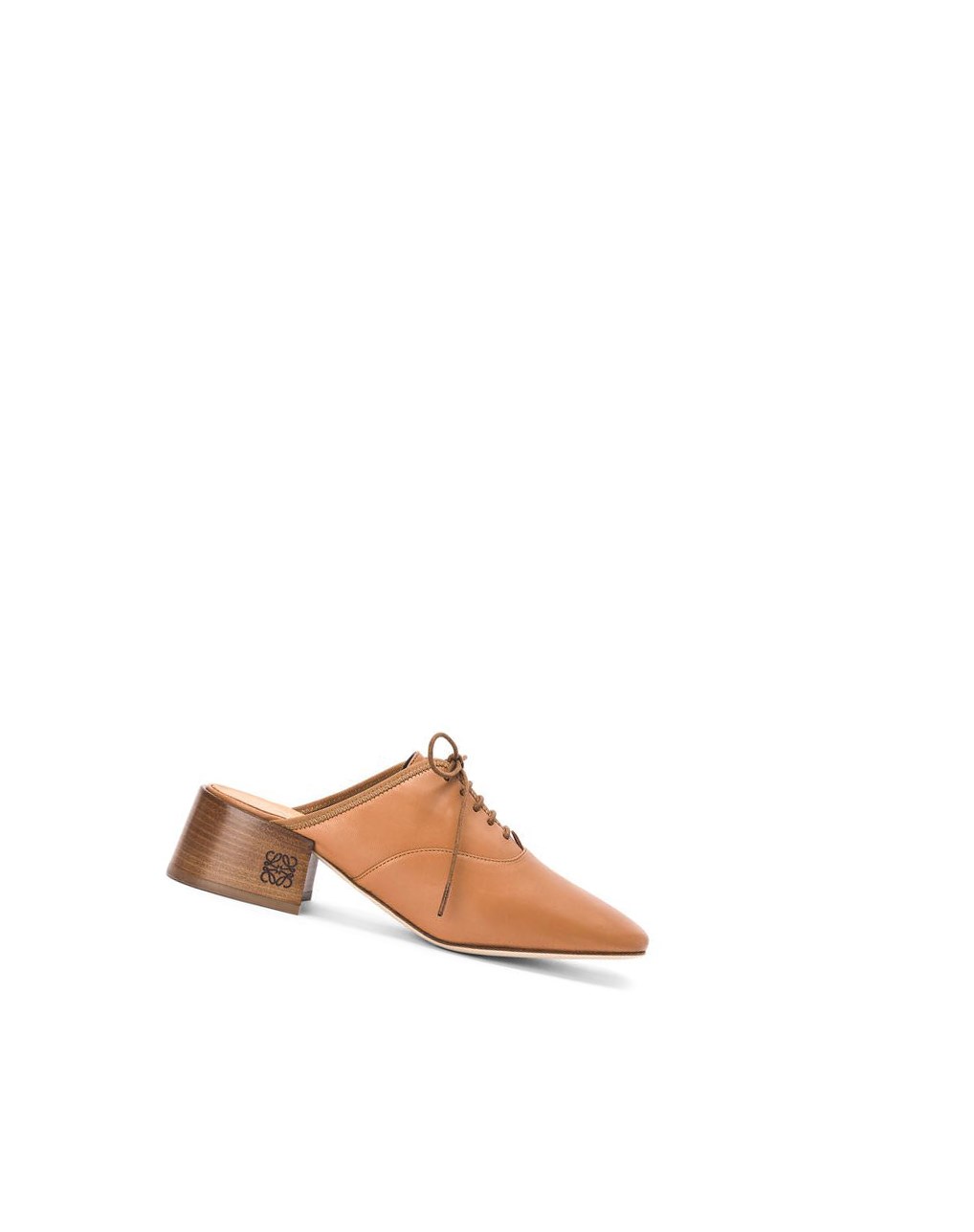 Loewe Slip on soft derby in lambskin Camel | EPXAL-0284