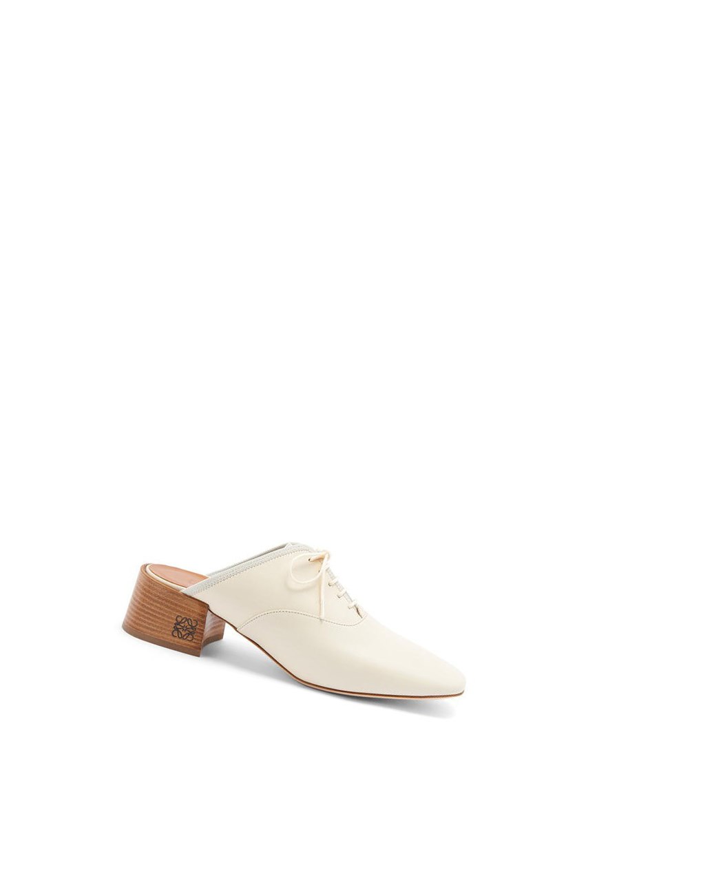 Loewe Slip on soft derby in lambskin Milk | WEAYV-2351
