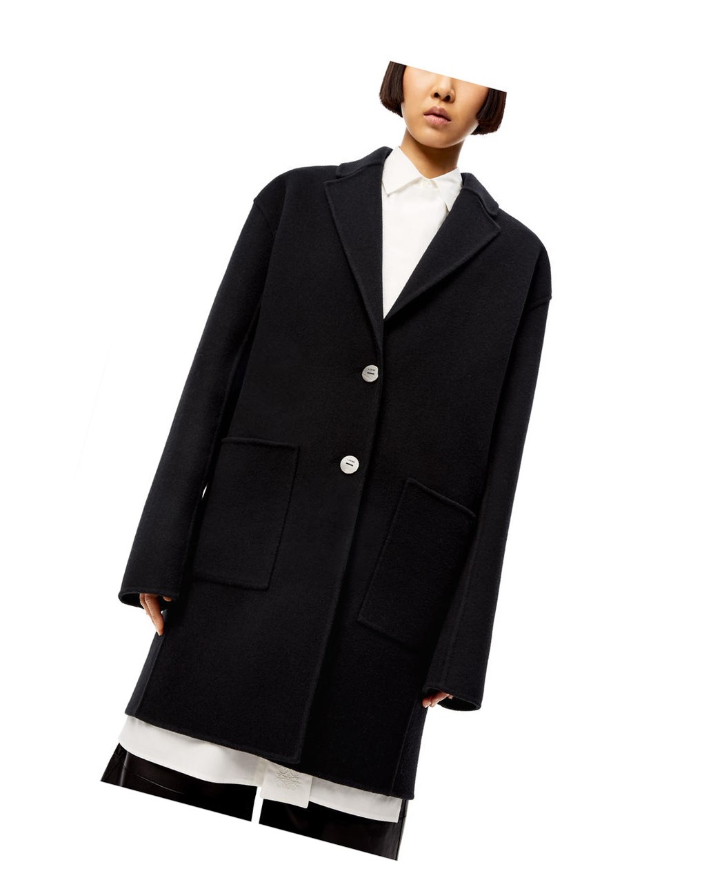 Loewe Slit jacket in wool and cashmere Negros | NBSGY-3598