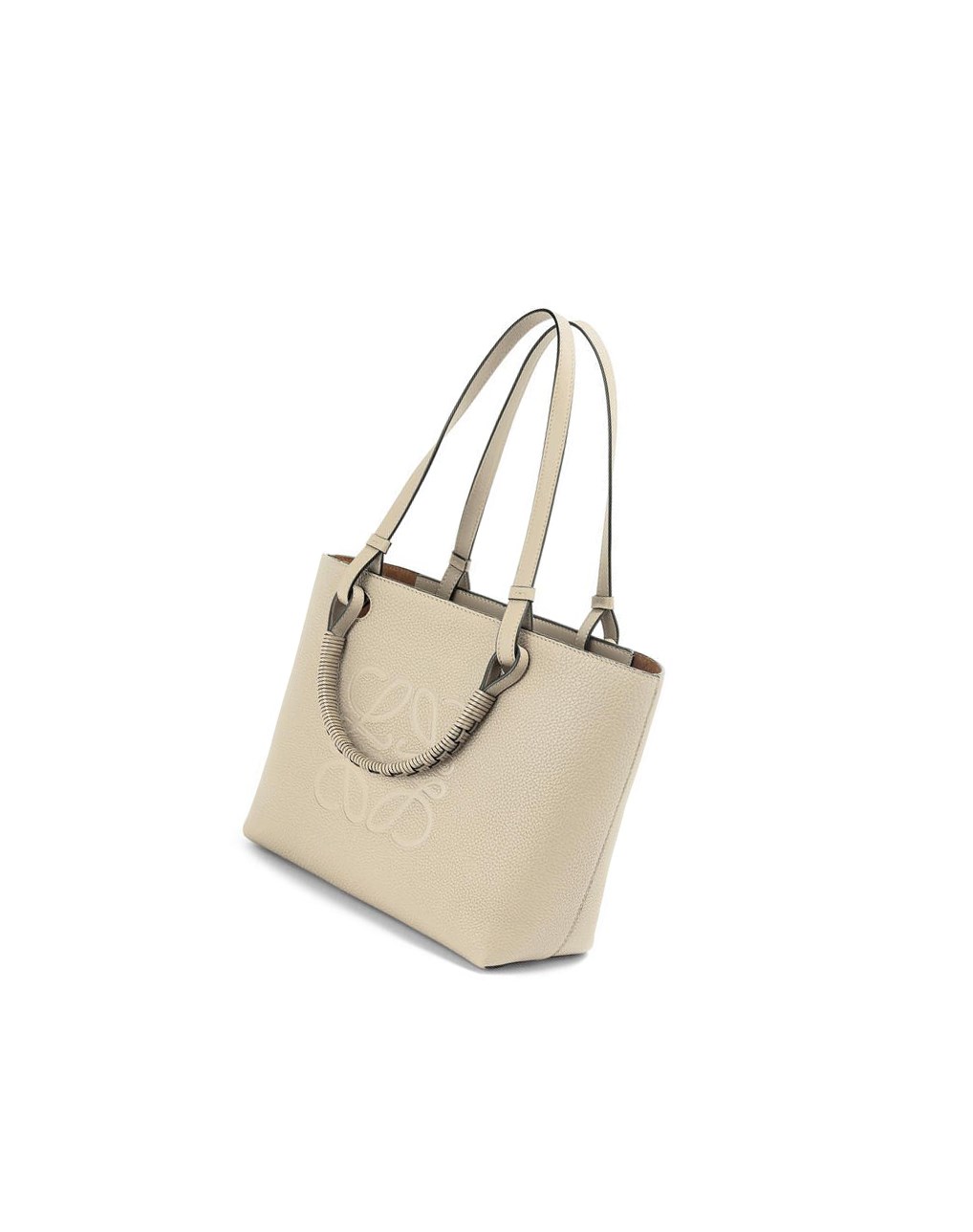 Loewe Small Anagram Tote in grained calfskin Azules | NQGJP-9174