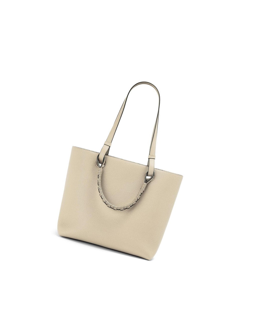 Loewe Small Anagram Tote in grained calfskin Azules | NQGJP-9174