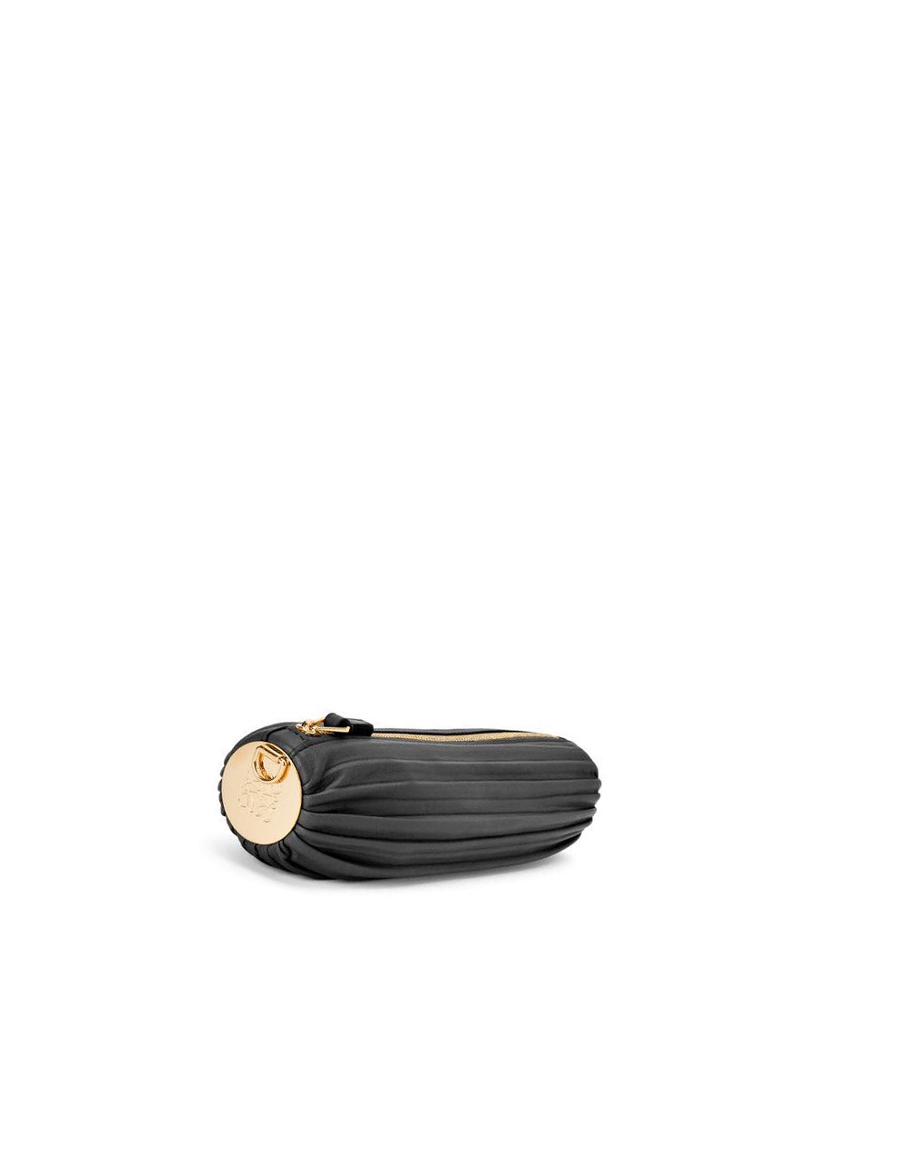 Loewe Small Bracelet pouch in pleated nappa Negros | ETCHV-5390