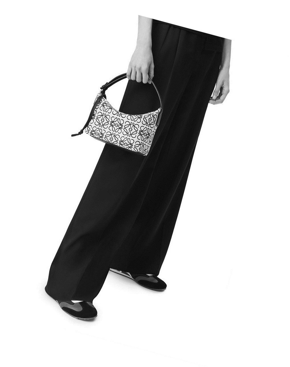 Loewe Small Cubi bag in Anagram jacquard and calfskin Amarillos | HLQVZ-1792