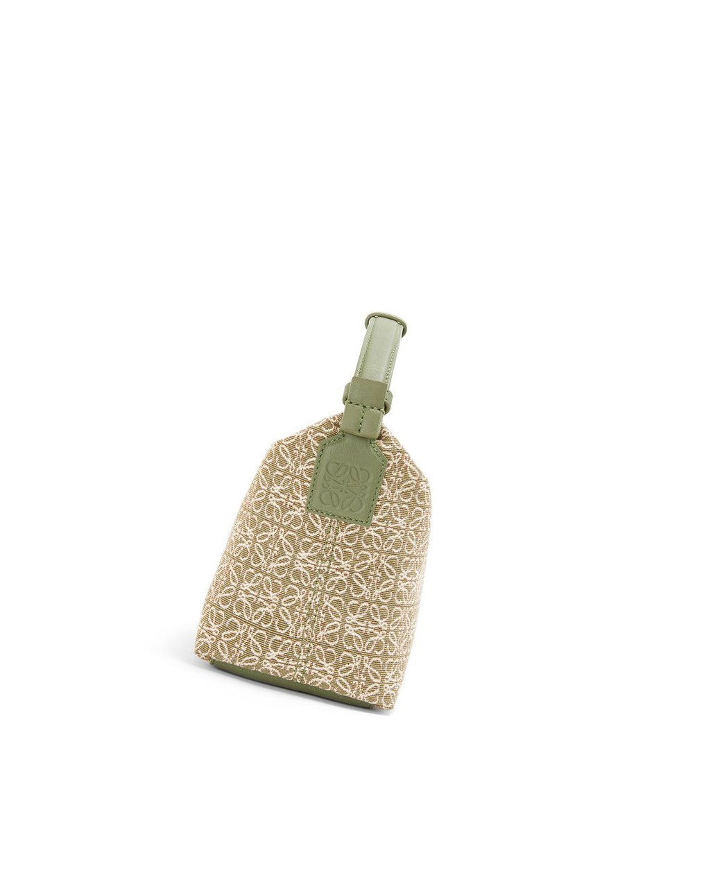 Loewe Small Cubi bag in Anagram jacquard and calfskin Verdes Verdes | WSVLZ-0435