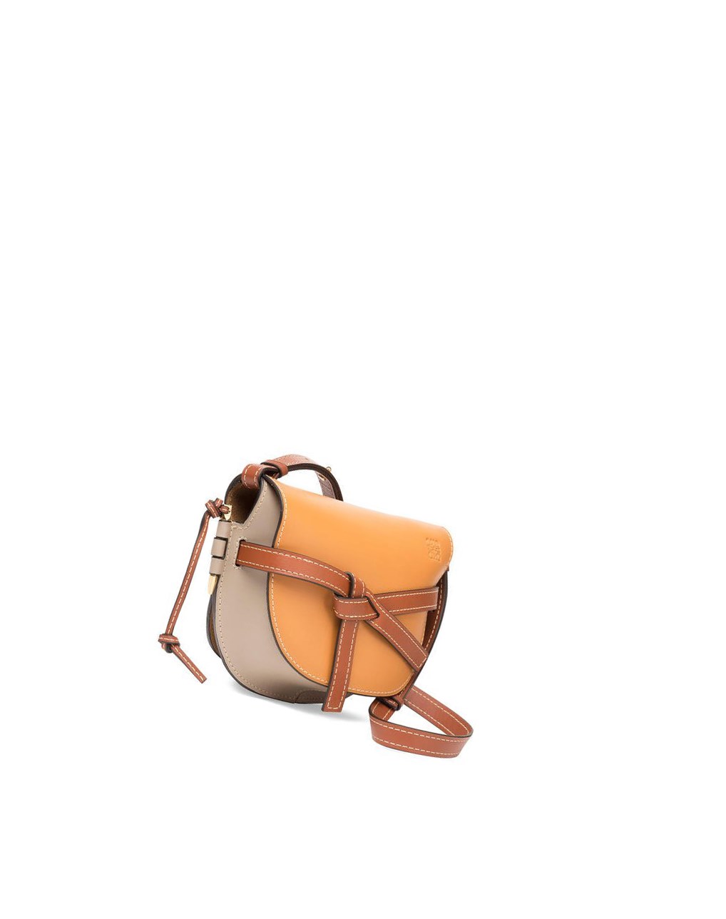 Loewe Small Gate bag in soft calfskin Grises Claro | ADLPQ-6423