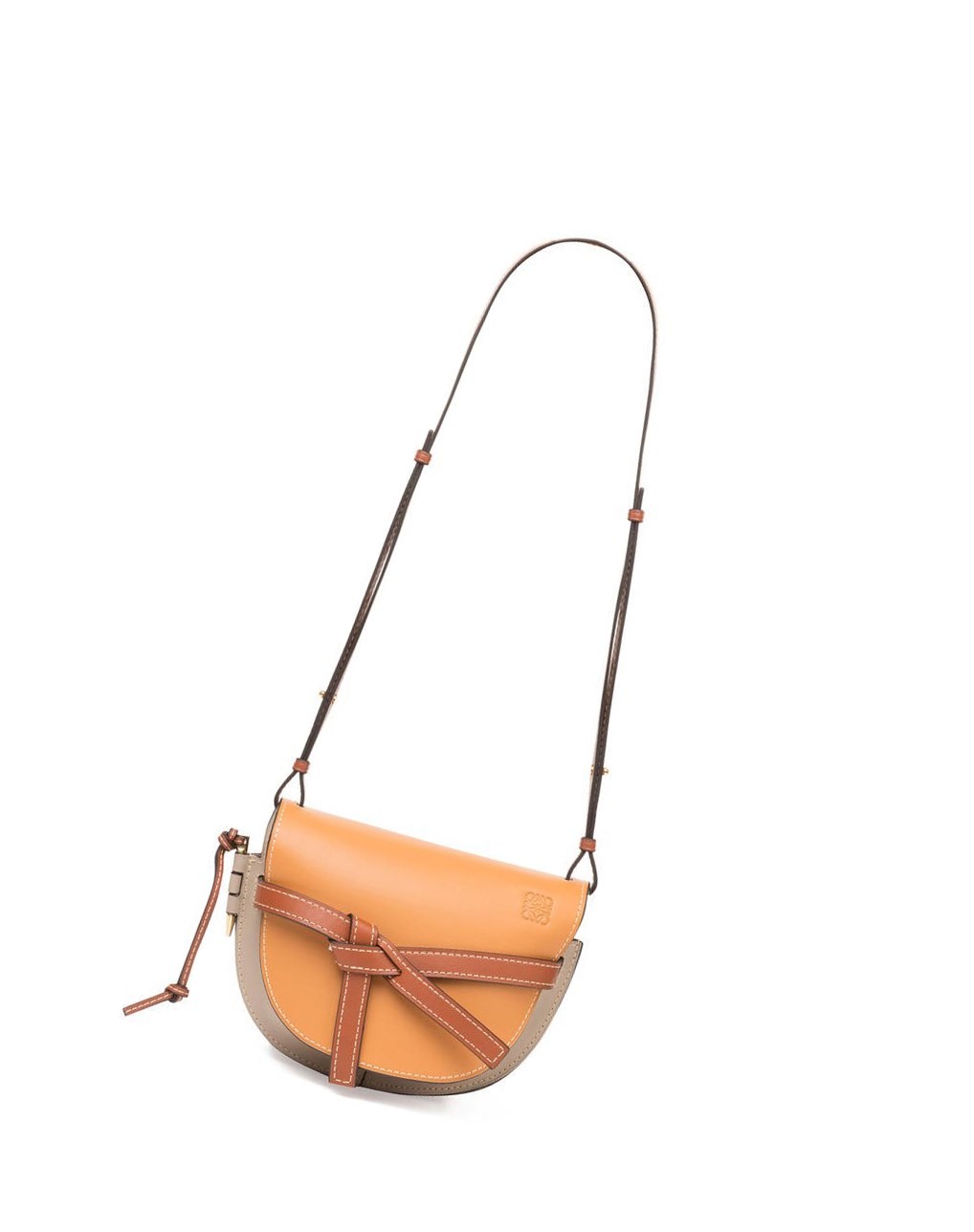 Loewe Small Gate bag in soft calfskin Grises Claro | ADLPQ-6423