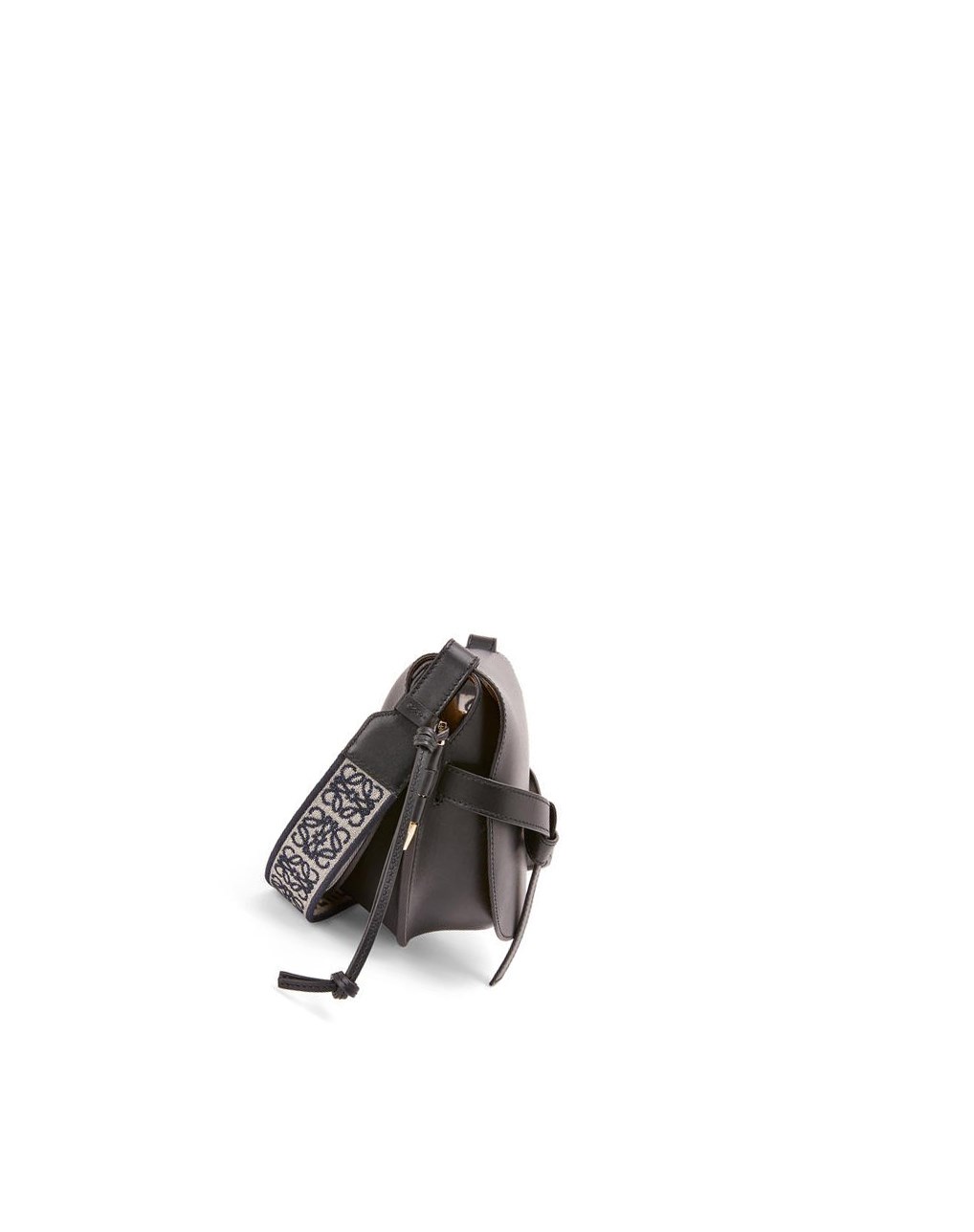 Loewe Small Gate bag in soft calfskin and jacquard Negros | MTNBF-4523