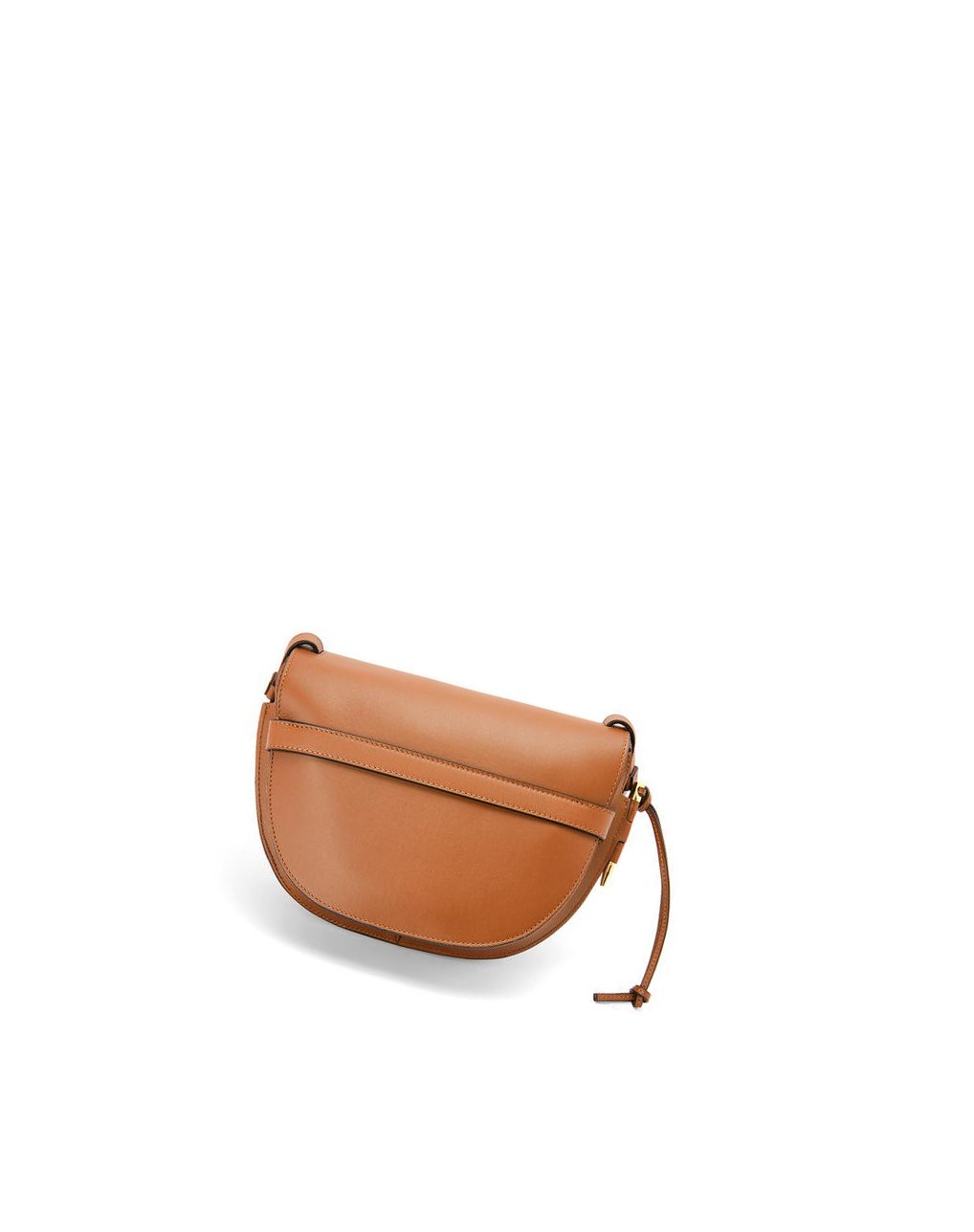 Loewe Small Gate bag in soft calfskin and jacquard Tan | QUJYW-1408
