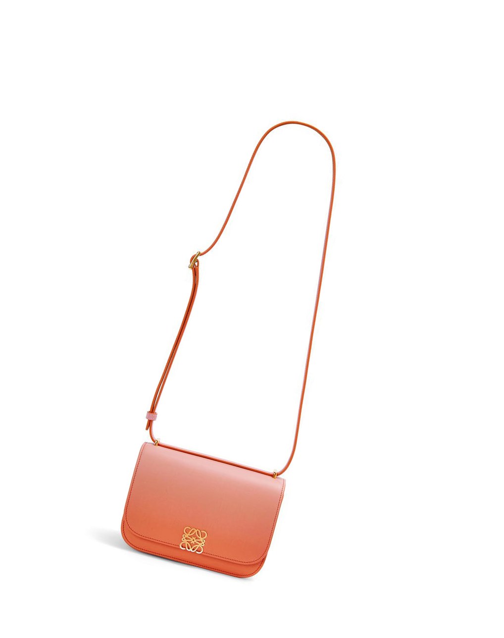 Loewe Small Goya bag in degrade silk calfskin Coral Oscuro | CSXWO-1674