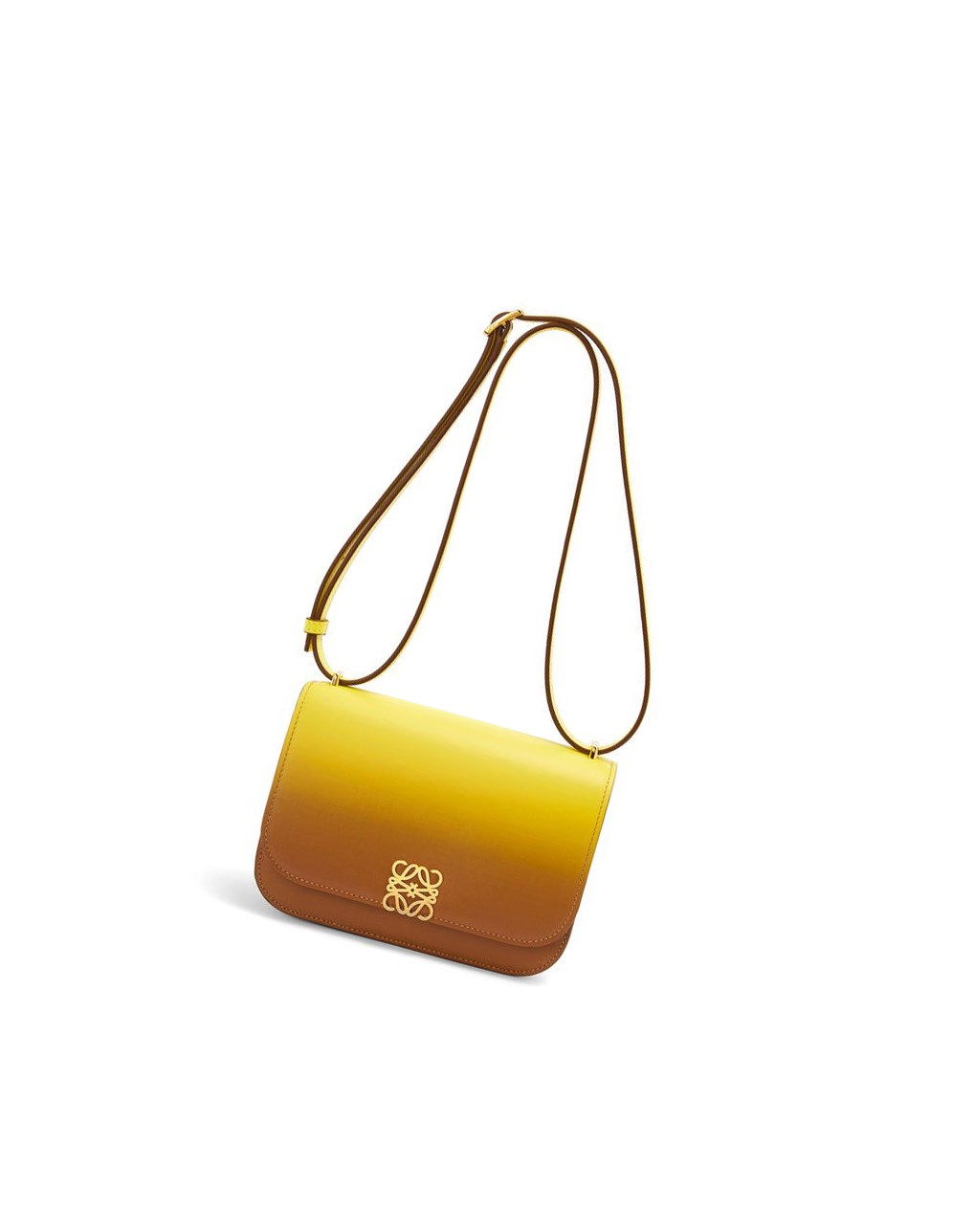 Loewe Small Goya bag in degrade silk calfskin Azules | KBONW-0261