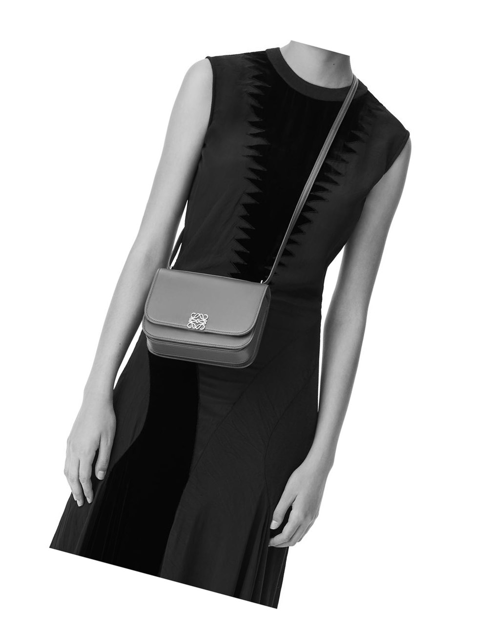 Loewe Small Goya bag in silk calfskin Azules | RWQGH-2098