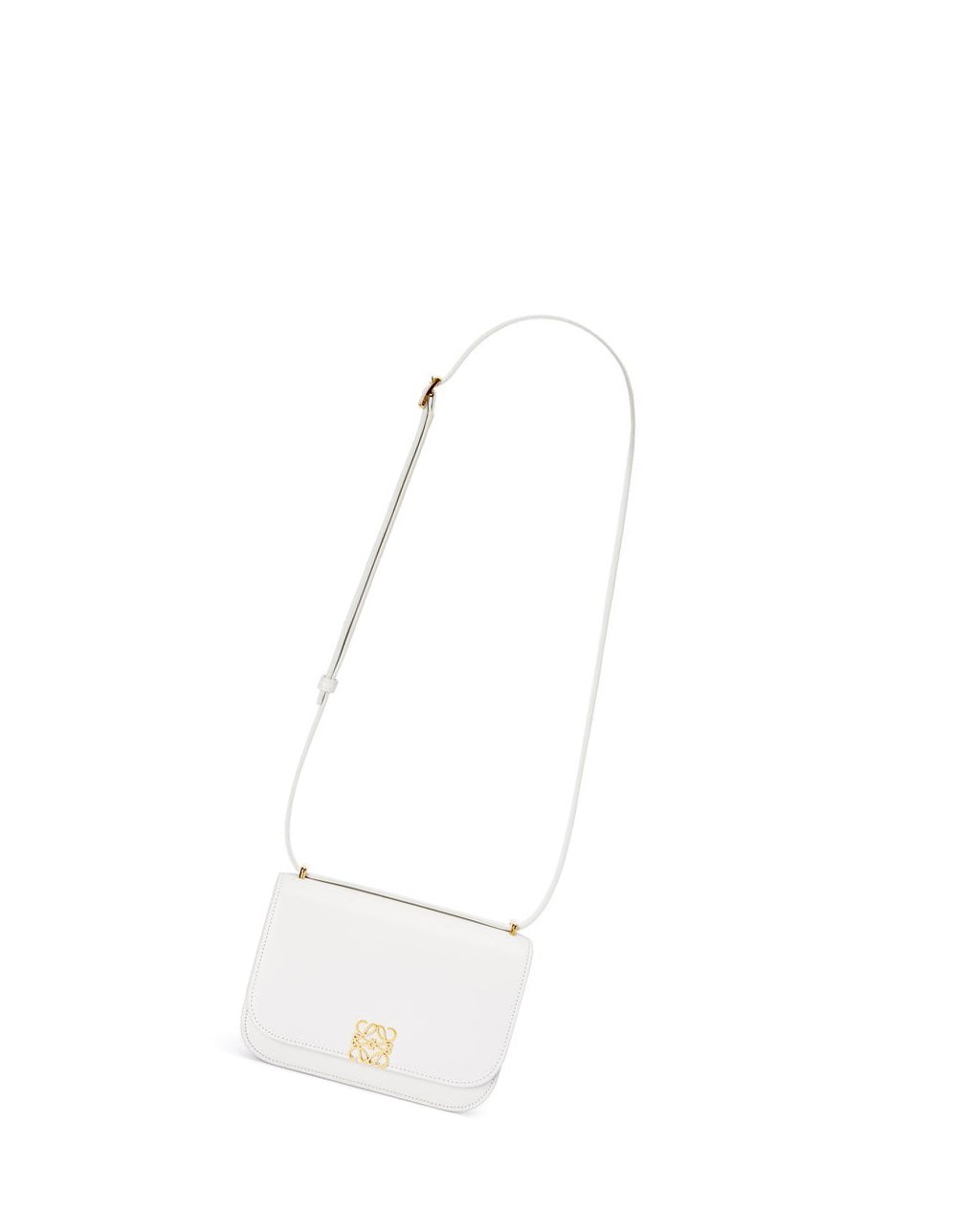 Loewe Small Goya bag in silk calfskin Blancos | NZWJB-4629
