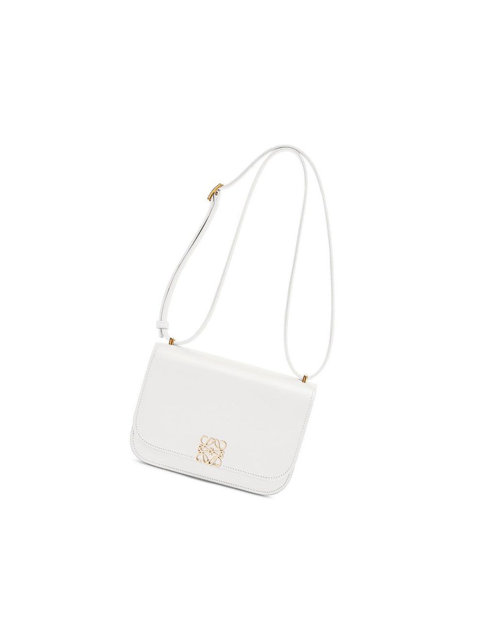 Loewe Small Goya bag in silk calfskin Blancos | NZWJB-4629