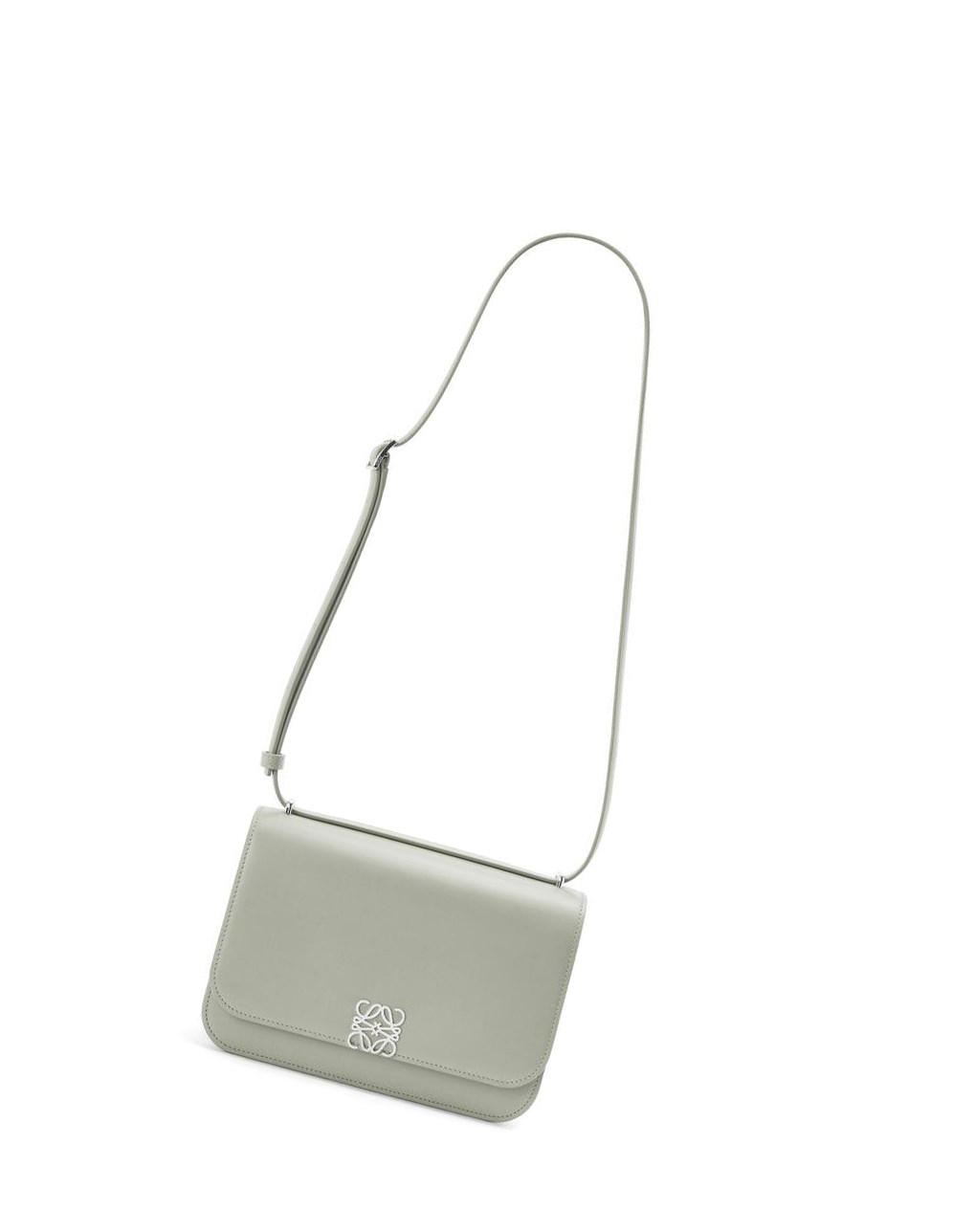 Loewe Small Goya bag in silk calfskin Grises | GTVAZ-4179