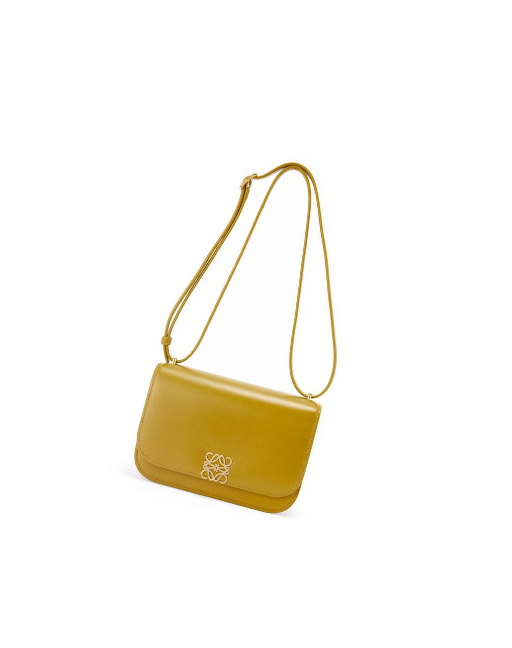 Loewe Small Goya bag in silk calfskin Ochre | UAYPQ-8473