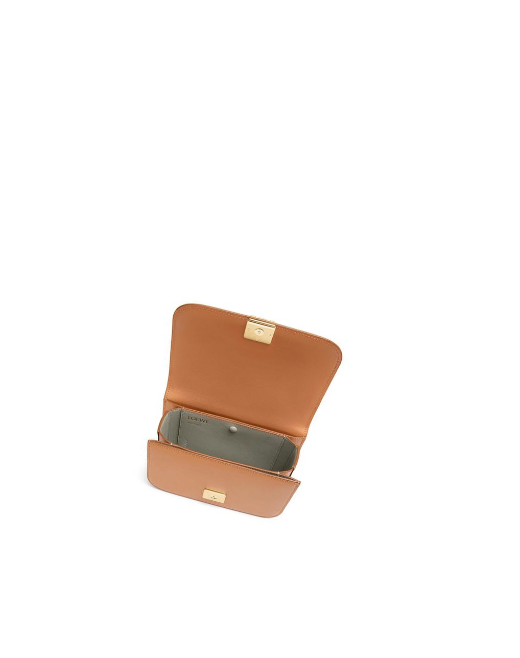 Loewe Small Goya bag in silk calfskin Warm Desert | BJHIN-5678