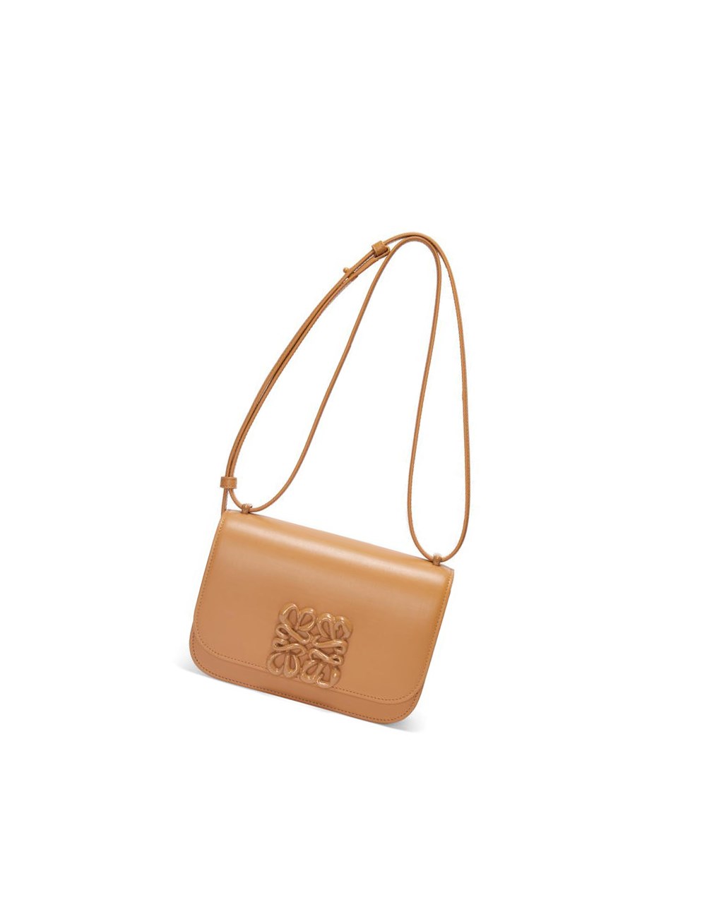 Loewe Small Goya bag in silk calfskin Warm Desert | EAFWH-1927