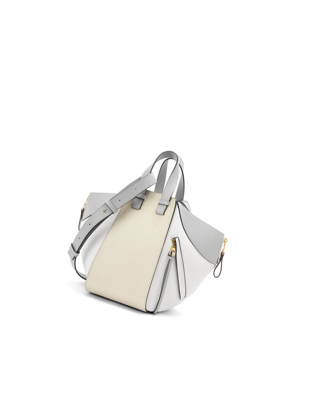 Loewe Small Hammock bag in classic calfskin Grises Verdes | NDYCA-2054