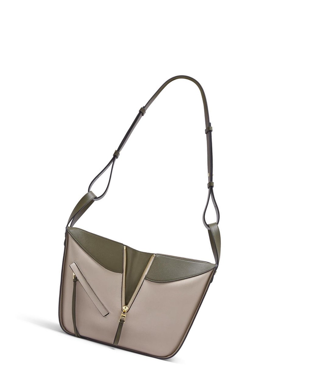 Loewe Small Hammock bag in classic calfskin Verdes Azules | TVWUG-8956