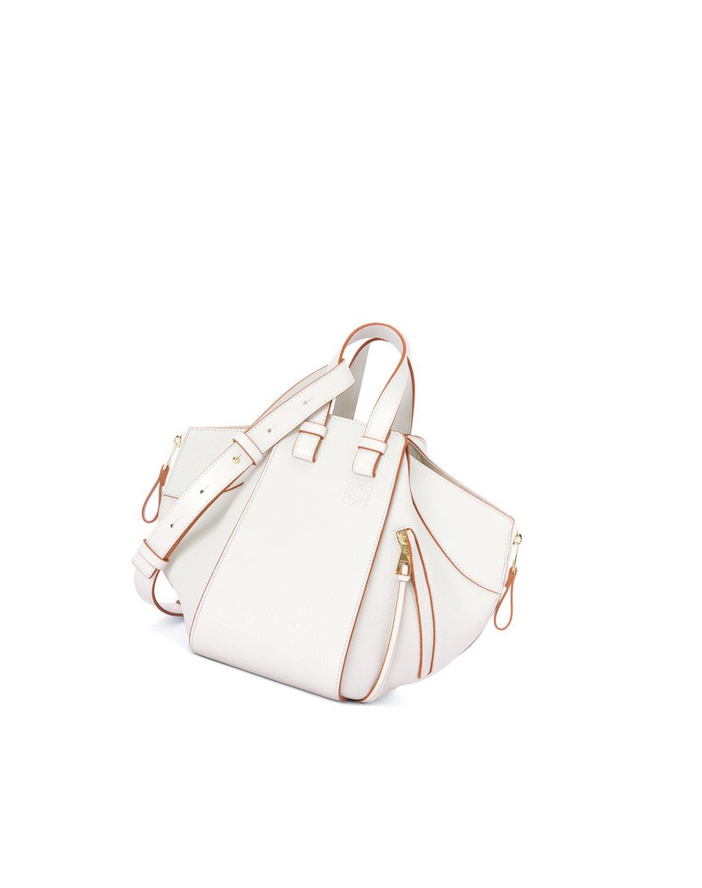 Loewe Small Hammock bag in soft grained calfskin Blancos | ZPOTN-3815