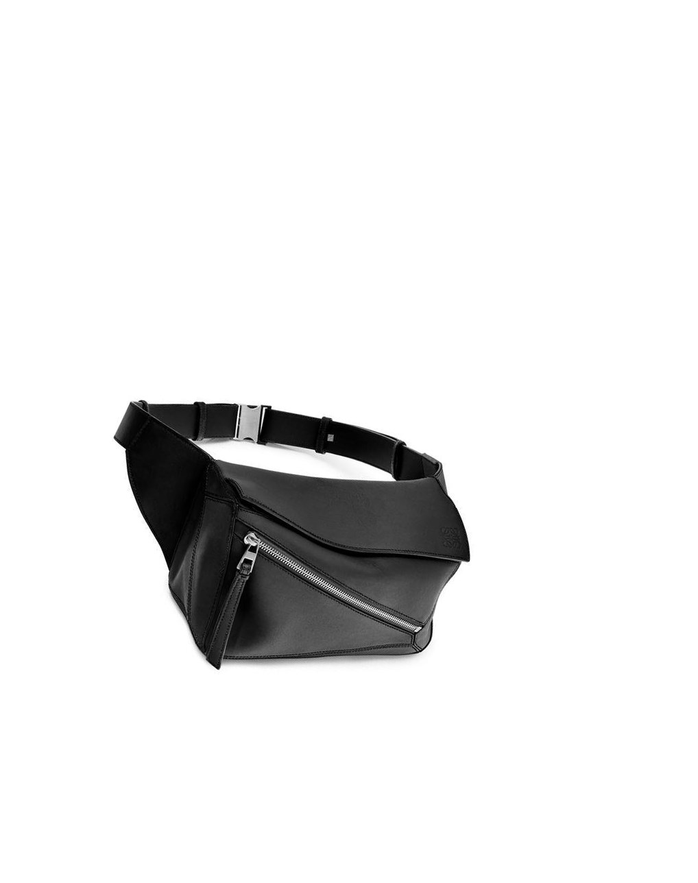 Loewe Small Puzzle Bumbag in classic calfskin Negros | ATOMD-0239