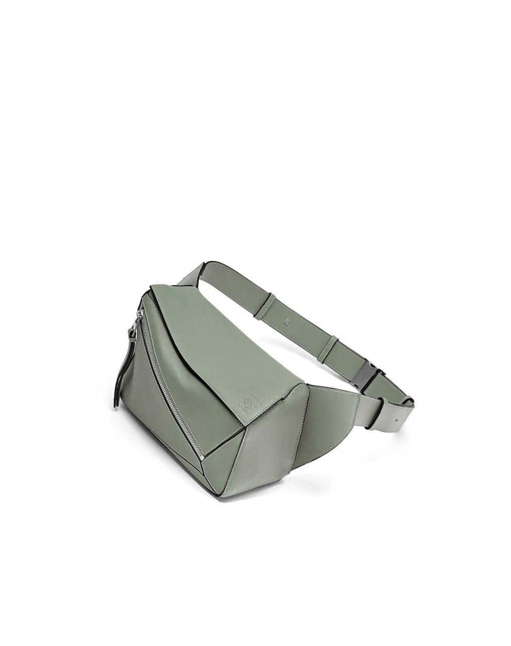 Loewe Small Puzzle Bumbag in classic calfskin Azules | BJXIO-5149
