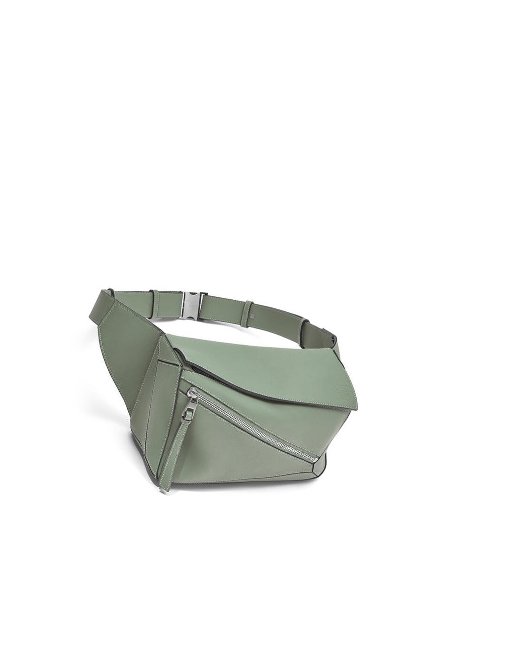 Loewe Small Puzzle Bumbag in classic calfskin Azules | BJXIO-5149