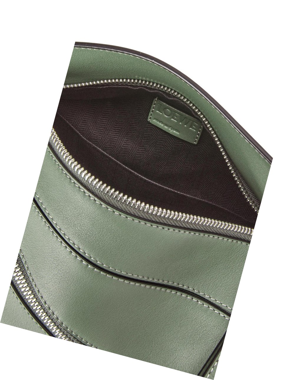 Loewe Small Puzzle Bumbag in classic calfskin Azules | BJXIO-5149