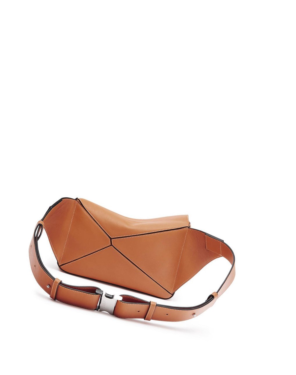 Loewe Small Puzzle Bumbag in classic calfskin Tan | BUCSE-4837