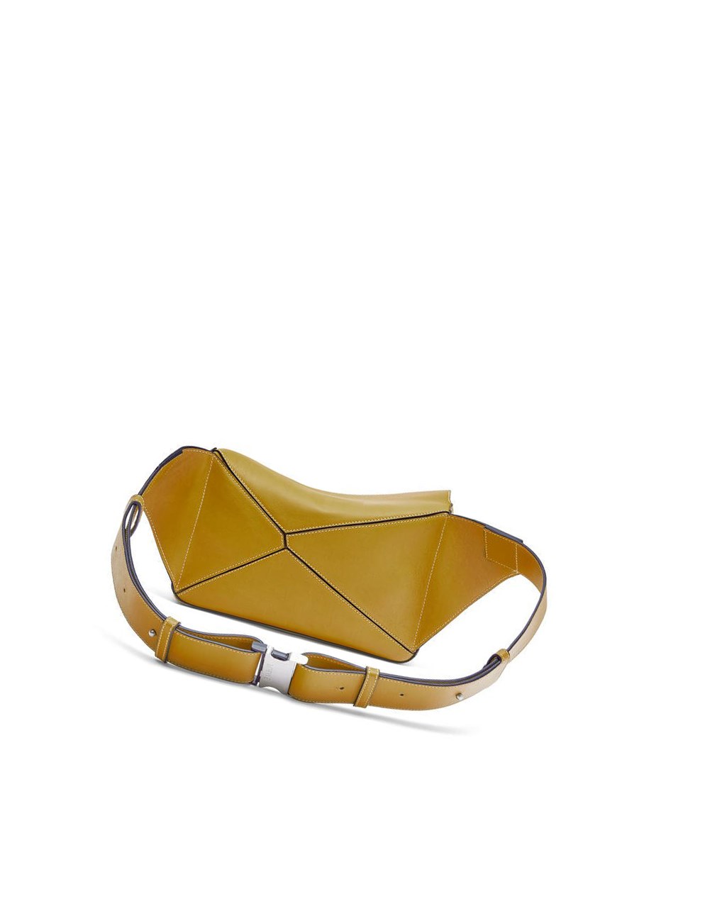 Loewe Small Puzzle Bumbag in classic calfskin Ochre | ESMRC-5437