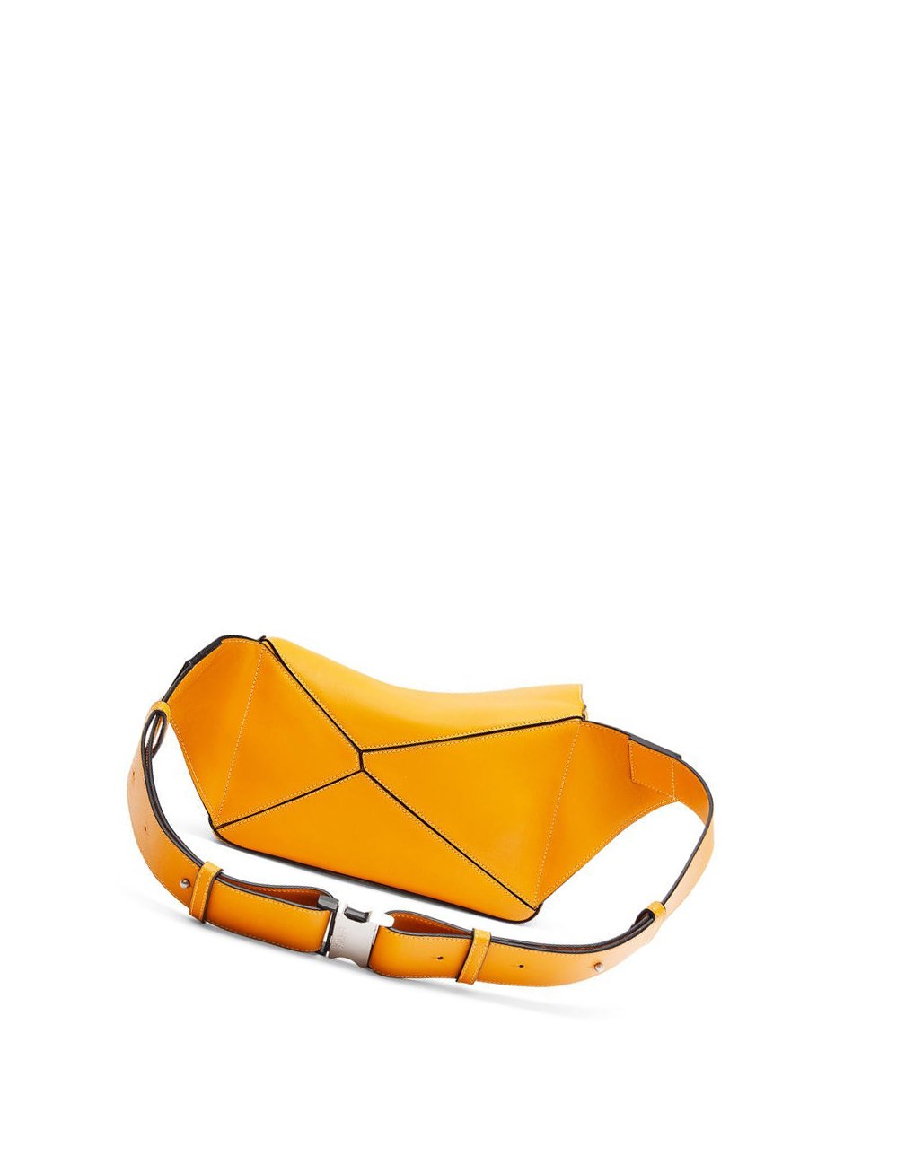 Loewe Small Puzzle Bumbag in classic calfskin Sunflower | NZLGX-1468