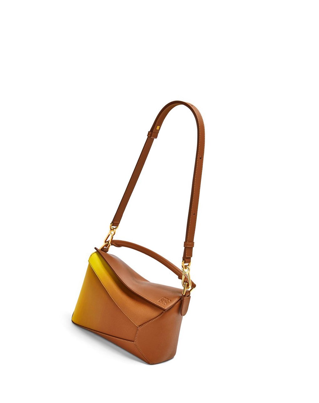 Loewe Small Puzzle Edge bag in degrade nappa calfskin Azules | MLYWF-7396