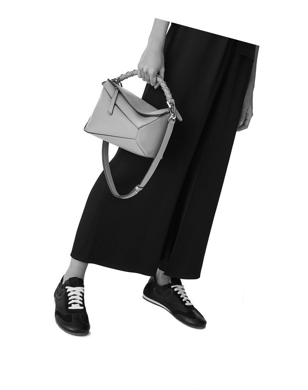 Loewe Small Puzzle Edge bag in nappa calfskin Blancos | BVPRL-9370