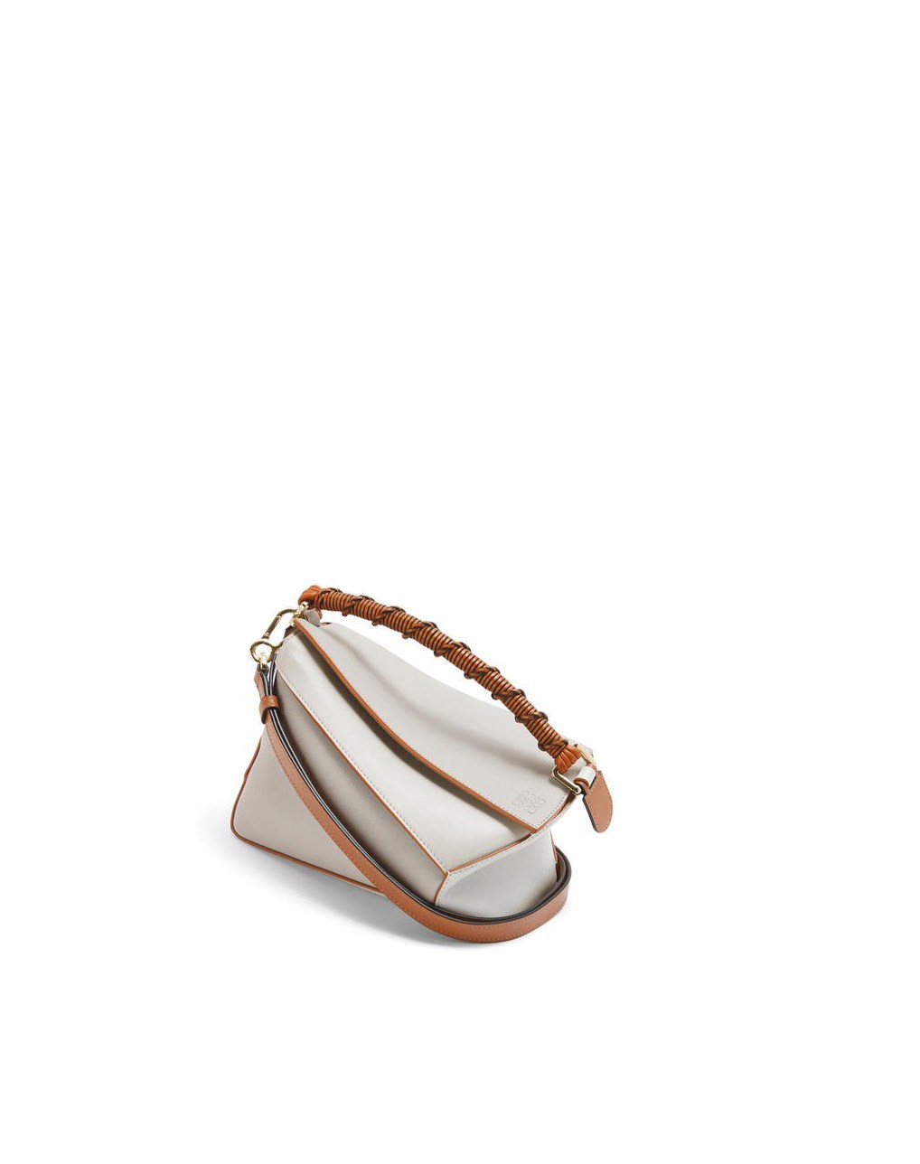 Loewe Small Puzzle Edge bag in nappa calfskin Blancos | BVPRL-9370